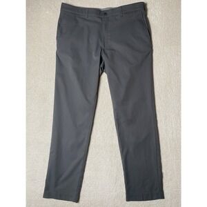Ben Hogan Golf Pants Men's 36x32 Measured 36x30.5 Gray Flat Front Moisture Wick